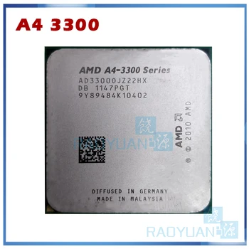 AMD A-Series A4 3300 Dual-Core Ploche 2,5 GHz CPU AD33000JZ22HX 65W Socket FM1