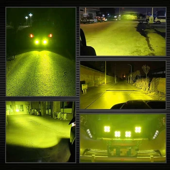 2PC 40w Pracovné Svetlo LED Struky Svetlo Bar Floodlight Nepremokavé Núdzové Svetlá pri Jazde Off-Road Svetlá pre Vyzdvihnutie Truck Jeep