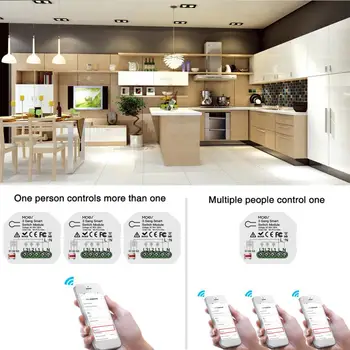 3 Gang, WiFi, Smart Light Switch Modul Bezdrôtového Hlas, Diaľkové Ovládanie Mini Switch Modul Smart Život App Pracuje pre Google Domov