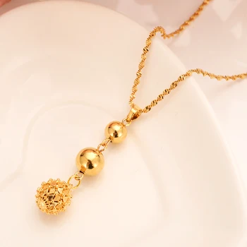 Zlatý Prívesok s náhrdelník Zlata plné Romantických Vintage Šperky Ženy, dievčatá Valentína Darček matka darček