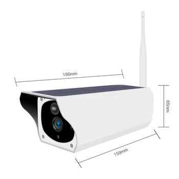Solárne IP Kamera 1080 2MP Bezdrôtový Wifi Kamera CCTV Bezpečnostný Dohľad Nepremokavé Vonkajšie Kamery INFRAČERVENÉ Nočné Videnie Cam