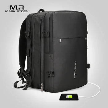 Mark Ryden Muž Batoh Fit 17 Palcový Notebook USB Nabíjanie Multi-layer Priestor Cestovná Taška Obchodné Muž Anti-Theft Mochila
