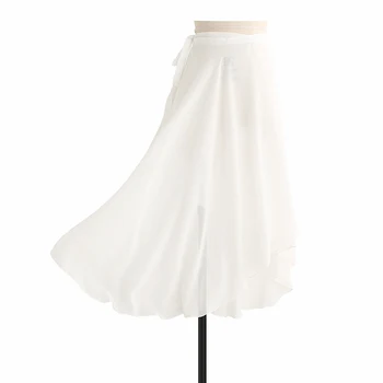 Baletné sukne ženy šifón dlho dance sukne šaty pre ženy balet tutu balerína súčasného baletné sukne nosiť kravatu do tanca