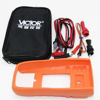 VICTOR VC9808+ 3 1/2 Digitálny multimeter Elektrický Merač Indukčnosti DCV ACV DCA/R/C/L/F