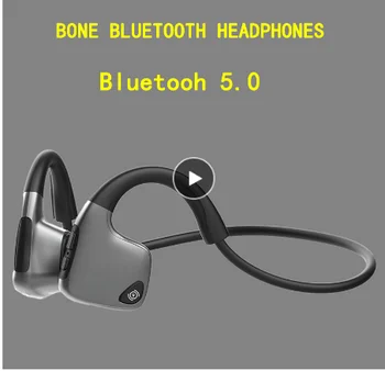 Originálne slúchadlá Bluetooth 5.0 Kostné Vedenie Bezdrôtové Headsety Športové slúchadlá, Handsfree Slúchadlá, Podpora Drop Shipping