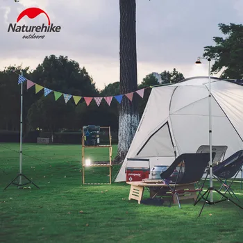 Naturehike Camping Nástroj Camping Svetlo Držiteľ Teleskopický Statív Lampa Držiak Outdoor Camping Vymeniteľné Potreby Na Kempovanie Príslušenstvo