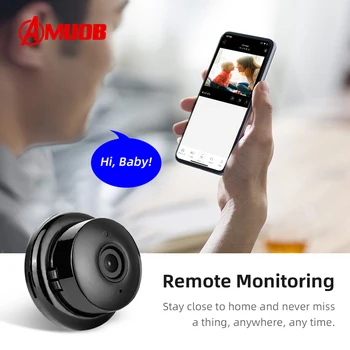 AMUDB Wifi Kamera Šport DV Senzor Nočné Videnie Videokamera Pohybu DVR Mikro Kamera HD Video 1080P malé IP Kamera cam Dropshipping