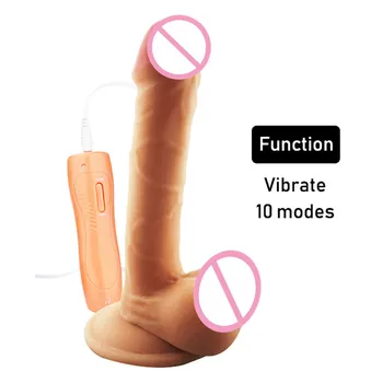 Telo Princ Vibrátor G-spot Vibrátor Pošvy Stimulátor 10 Swing Vibrácií Umelého Penisu, Klitorisu Masáž Masturbator Dick Kohútov