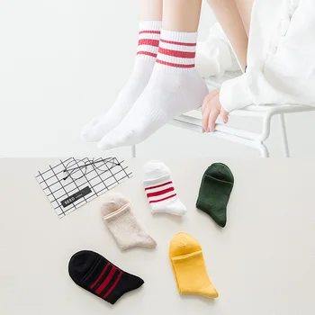 Nové ponožky Zimné Ženy Ponožky jednofarebné Bavlnené Ponožky Pre Ženy Japonskom Štýle High Dlhé Ponožky Jeseň Žena Hosiey Meias