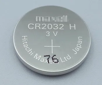 5 KS Zbrusu Nový, Originálny Japonský Tlačidlo Batérie CR2032H Vysokou Kapacitou Tlačidlo Batérie Holými Batéria CR2032