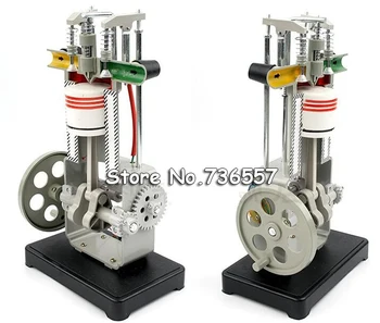 Dieselový motor model princíp spaľovacieho motora Fyzikálny experiment zariadenia