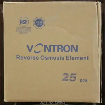 Vontron ULP1812-50 RO Membrány Prvok NSF Reverznej Osmózy Systém 50gpd Vody Filtračné vložky 25pcs/ctn