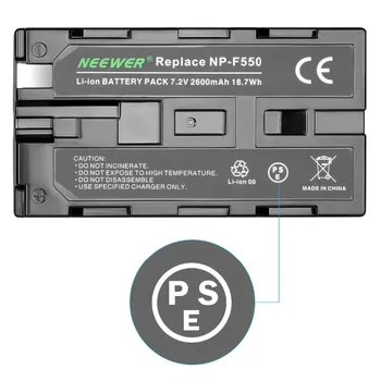 Neewer F100 7-palcový 1 280 x 800 IPS Displej Fotoaparát Oblasti Monitor Auta: Podpora 4k vstup, 2600mAh Nabíjateľná Li-ion Batéria