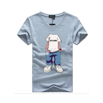 Vysoká Kvalita Mužov tričko letné tričko mužských o-krku Tlače t-shirt Bežné homme tričko Krátky rukáv T-Shirt Plus Veľkosť 5xl
