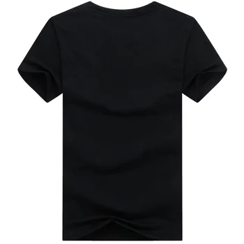 Vysoká Kvalita Mužov tričko letné tričko mužských o-krku Tlače t-shirt Bežné homme tričko Krátky rukáv T-Shirt Plus Veľkosť 5xl