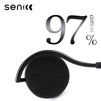 Pôvodné SENICC SH-903N Šport Stereo Extra Basy Headset Neckband Over-ear slúchadlá s mikrofónom pre Mobilný Telefón, Ľahké Slúchadlá