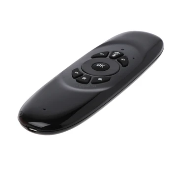 C120 Lietať Vzduchom Myš S Voice Search Mikrofónu 2.4 G Mini Bezdrôtová Klávesnica pre PC, TV