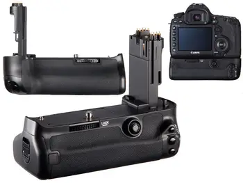 JINTU Vertikálne Uzávierky Cesto Grip +2 ks LP-E6 Batérií w/AA držiteľ Fr Canon 5D3 5DIII 5D Mark III 3 5DS 5DSR Fotoaparátu, ako BG-E11