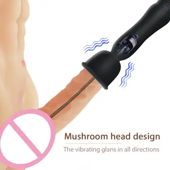 YOTEFUN Silikónové Uretrálne Zvuk Upozorňuje 16 Rýchlosť Uretrálne Dilator 360° Stimulácia zábal Okolo Vibrácií уретра Sex Toy Shop