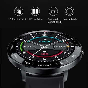 LIGE Nové Inteligentné hodinky Mužov nepremokavé 1.3 plne dotykový displej Športové Smart hodinky Dámy srdcovej frekvencie Fitness tracker Mužov Smart hodinky