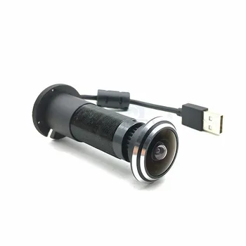 Dvere Cat Eye Dohľadu širokouhlý Objektív Typu OTG C Micro USB Dvere Peephole Fotoaparát 1.78 mm Mini Fisheye Security USB Kamery