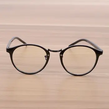 Móda Vintage Transparentné okrúhle okuliare jasný rám Ženy Predstavenie krátkozrakosť okuliare Mužov Okuliare Rám blbecek optické rám