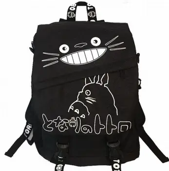 Drop shipping Totoro Batoh 3D tlač cestovných softback ženy mochila Školy priestor batoh pre notebook dievčatá batohy
