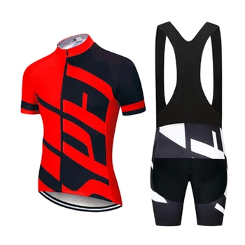 2020 NOVÝ lightning Cyklistika dres Nastaviť Letné Cyklistické Oblečenie Maillot Ropa Ciclismo MTB Cyklistické Oblečenie Športové Vyhovovali jazda na Bicykli