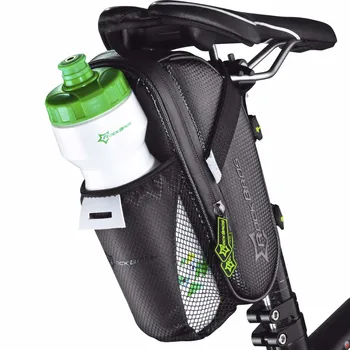 ROCKBROS Horské Cyklistické tašky na Sedlo Vodotesný S Fľaše Vrecká Reflexné Bezpečné Jazdecké Prenosné Bicykli Skladovanie Zadné Koleso Taška