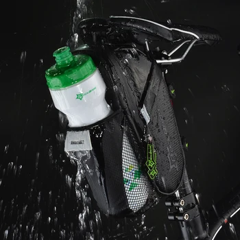 ROCKBROS Horské Cyklistické tašky na Sedlo Vodotesný S Fľaše Vrecká Reflexné Bezpečné Jazdecké Prenosné Bicykli Skladovanie Zadné Koleso Taška