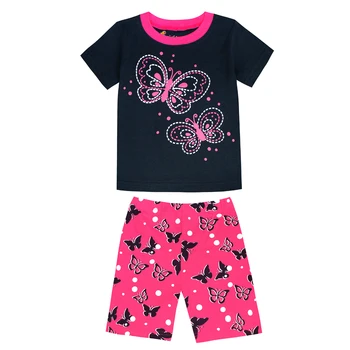 TINOLULING Deti Oblečenie Sady Motýľ Swan Štýl Pre Dievčatká Šport Vyhovuje Deti 2 ks Oblečenia Nastaviť Chlapčenské Pyžamo Pijamas