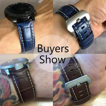 Originálne Kožené Watchbands Plastický Dizajn Watchband Sledovať Príslušenstvo Vysokej Kvality Podnikateľského Zápästie 20 mm 22 mm 24 mm 26 mm