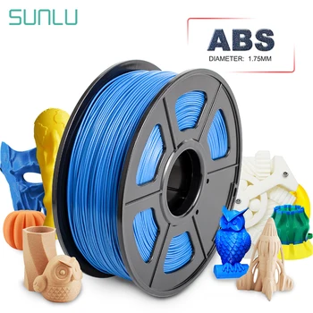 SUNLU 3D Tlačiarne Plastu ABS 3D Vlákna 1.75 mm 1 kg ABS Vlákna 3d Tlač Materiálov Dimmension Presnosť +/-0.02 mm