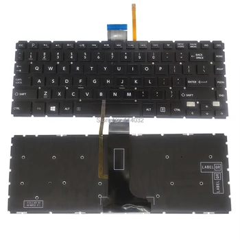 Výmena klávesnice, podsvietenie klávesnice E45-B pre Toshiba satellite E45D-B L40-B UI NÁS anglický black NSK-V72SC 9Z.NBFSC.21D nové