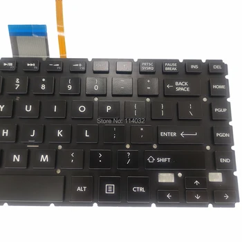 Výmena klávesnice, podsvietenie klávesnice E45-B pre Toshiba satellite E45D-B L40-B UI NÁS anglický black NSK-V72SC 9Z.NBFSC.21D nové