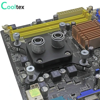 (Špeciálne ponuky) CPU Vodného Chladenia BLOKU Chladiča Počítač watercooled blok Pre Intel LGA775/1155/1156/1150/1366 odvod tepla