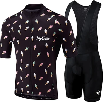Maillot NOVÉ abbigliamento ciclismo estivo 2018 cyklistické oblečenie, súpravy, krátke nohavice s náprsenkou šortky pánske letné maillot ciclismo sady