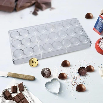 Jasné Diamond Loptu 3D Čokoláda, Formy Pre Výrobu Hľuzovky Formy Cukrovinky Jelly Formy Pralinky Cake Zdobenie Pečiva Nástroj na Pečenie