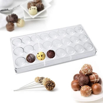 Jasné Diamond Loptu 3D Čokoláda, Formy Pre Výrobu Hľuzovky Formy Cukrovinky Jelly Formy Pralinky Cake Zdobenie Pečiva Nástroj na Pečenie