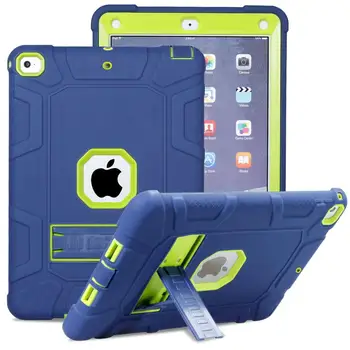 Nové Brnenie puzdro Pre iPad 9.7 2017 2018 5. 6. Generácie Bezpečné Ťažkých Pevný Silikónový Kryt Pre iPad 9.7 2018 Prípad Tabletu