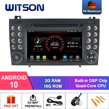 WITSON Android 10 Octa - core 4G RAM+ROM 64 g AUTO DVD PREHRÁVAČ PRE BENZ SLK200/SLK280 SLK350/SLK55 2004-2012 dvd navigačný