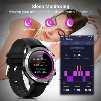 Módny dizajn Športových Smart Sledovať tepovú frekvenciu, Krvný Tlak Monitor IP68 Smartwatch pre Ženy, mužov, WhatsApp správu Pripomienky