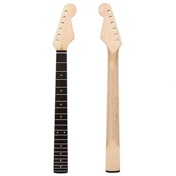 22 Pražcov Elektrická Gitara Javorový Krk Rosewood Hmatníkom Pre Fender Strat ST Gitarové Časti Príslušenstvo