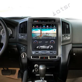 Pre TOYOTA Land Cruiser LC200 2008-Android 9.0 PX6 auto prehrávač multimediálnych Auto auto navigator stereo prijímač Vedúci jednotky ips