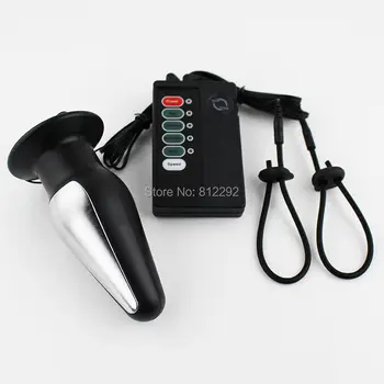 Extrémne Elektro Bult Plug Electro Sex Terapia Análny Plug Elektrickým Prúdom Elektrická Stimulácia Lekárske Hračky