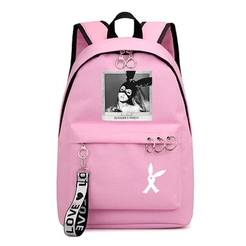 Ariana Grande Mochila Módne Batoh Teenager Bookbag Dievčatá Školské Tašky Notebook Batoh Ženy Hip Hop Cestovný Batoh