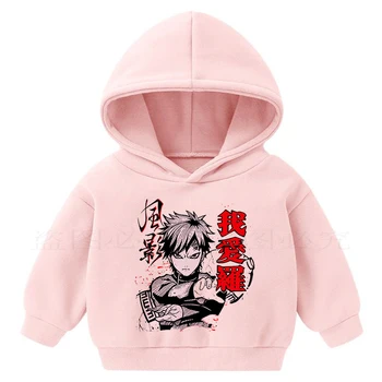 Naruto Hoodies detí roztomilý kreslený Harajuku Street oblečenie 2020 hot predaj Japonskej animácie Mikina dievčatá zábavné vytlačiť