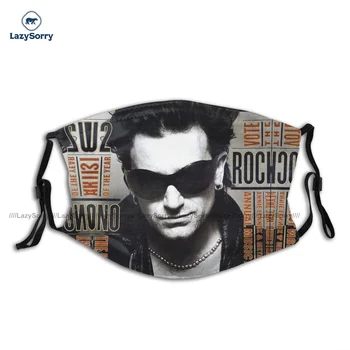 Polyester Módne Bono Z U2 Úst Masku Na Tvár Ochrana Dropshipping Dospelých Pleťové Masky S Filtrami