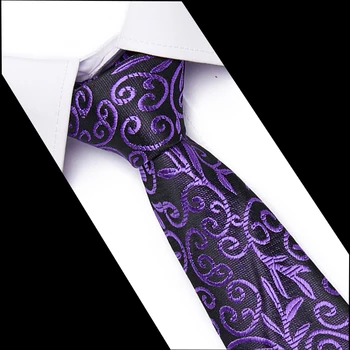 Luxusné pánske Kravaty pre svadobné Business bežné slim väzby Classic polyester tkaný strany, Kravaty, Módne Koberčeky bodky Muž kravatu