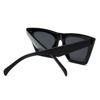 Fashion square plastové slnečné okuliare žena dizajnér retro luxusné mužské / ženské okuliare cat eye klasické UV400 vonkajšie cestovanie